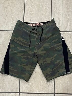 O’Neill Super Freak Boardshorts Mens 36 Camo Performance Stretch Surf Shorts